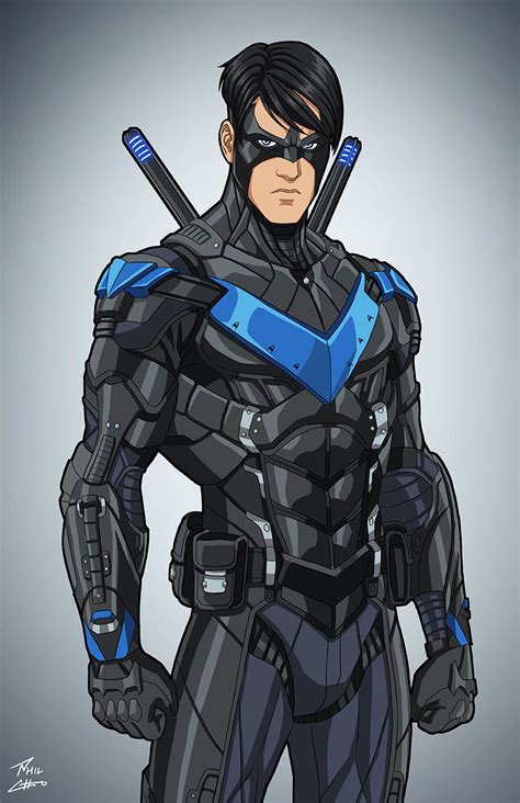 Nightwing Arkham Knight By Phil Cho On Deviantart