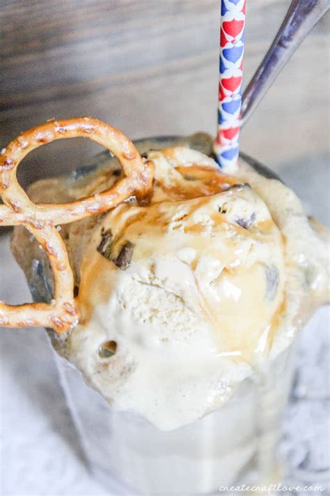 Salted Caramel Ice Cream Float Easy Recipe Create Craft Love