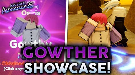 Level 100 Gowther Gowthy Showcase Anime Adventures Roblox Youtube