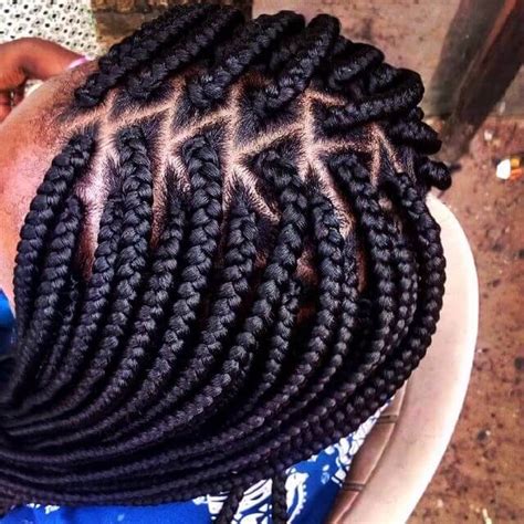 How fast does hair normally grow? Ankara Teenage Braids That Make The Hair Grow Faster ...