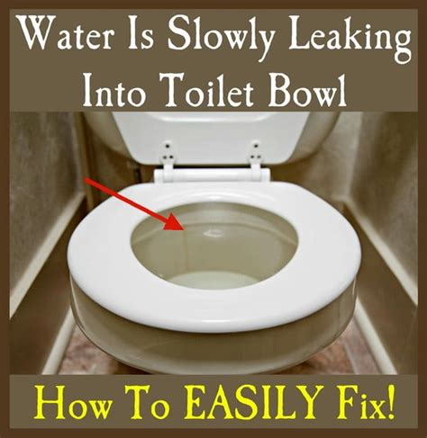 Also called the float valve or ballcock. Water Is Slowly Leaking Into Toilet Bowl - How To Fix ...