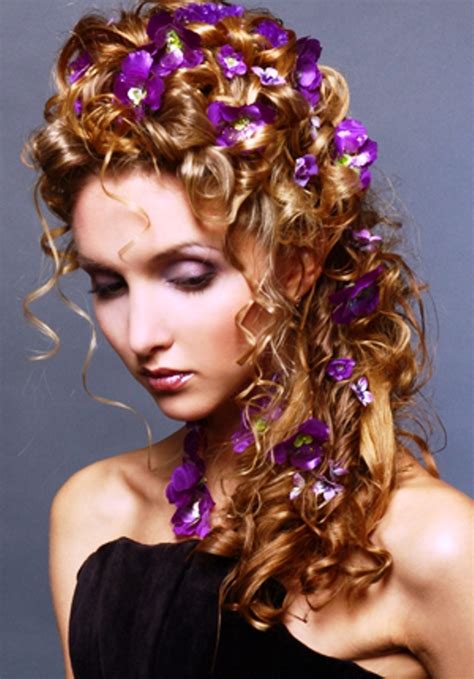 Modern wedding hairstyles with flowers ideas. 223 best images about Hairstyles with Flowers ! on ...