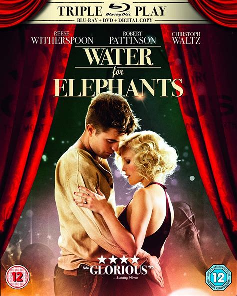 Water For Elephants Triple Play Blu Ray Dvd Digital Copy Uk Robert Pattinson