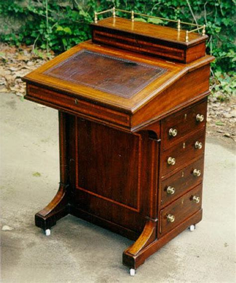 Antique English Furniture Mahogany Davenport Desk