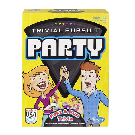 Check spelling or type a new query. Trivial Pursuit Party Game