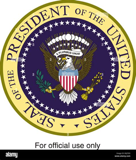 The Presidential Seal Of The United States Of America Stock Photo Alamy