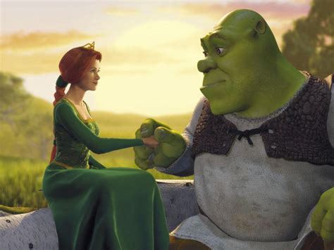 Shrek Com Princesa Fiona Vestido Verde Shrek Hd Papel De Parede