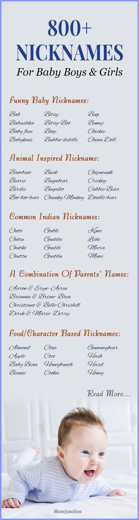 800 Cute Baby Nicknames Or Pet Names For Boys And Girls Baby