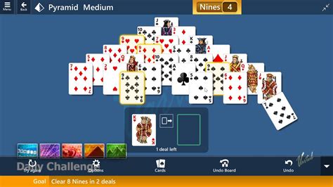 Microsoft Solitaire Collection Pyramid Medium February 1st 2020