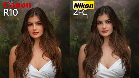 Canon Eos R Vs Nikon Zfc Camera Comparision Youtube