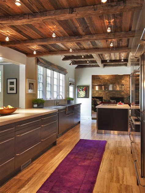 We found out exposed beam ceiling lighting can be done no matter what style you went for at your place, so rustic, modern or clean and contemporary, we have some ideas you can put into practice. Track Lighting On Beams Ideas, Pictures, Remodel and Decor