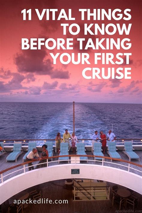 Things you should know before buying a cruiser boat. 11 vital things to know before taking your first cruise ...