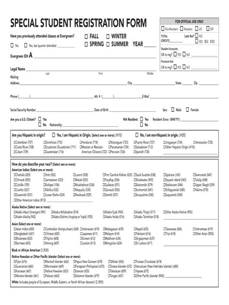 Student Registration Form Pdf Fill Out And Sign Printable Pdf