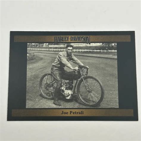 Harley Davidson Trading Card Set 1930s Joe Petrali 1992 Collect A Card