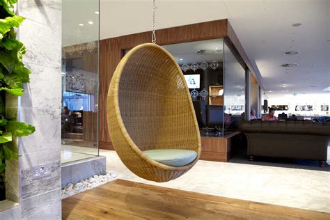 The hanging egg chair is a critically acclaimed design that has. Charming Home Furniture Ideas with Chairs That Hang from ...