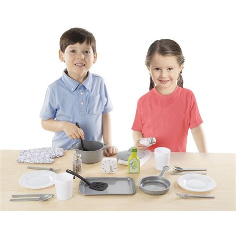 Melissa And Doug Kitchen Accessory Set Play Food And Kitchen