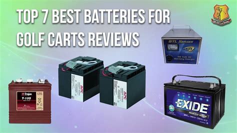 What Are Golf Cart Batteries
