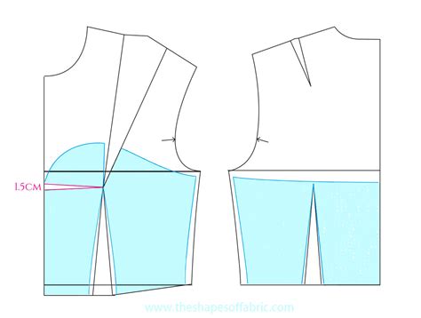 How To Draft Fitted Bodice Patterns For Strapless Garments
