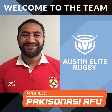 Austin Elite Rugby Signs Tonga International Paki Sonasi Afu