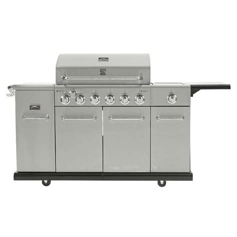 Kenmore Pg 40613sol 6 Burner Stainless Steel Front Gas Grill With
