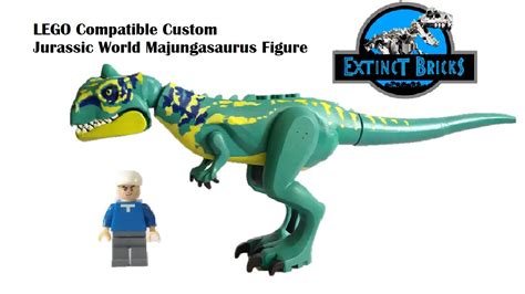 Majungasaurus Lego Compatible Custom Jurassic World Youtube