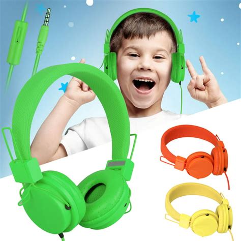 Eeekit Children Headphones Wired Headphones With Adjustable Headband