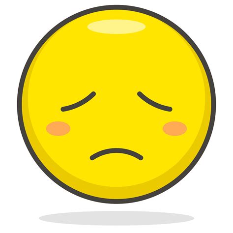 Disappointed Kawaii Emoticon Eyes Transparent Png Svg Vector File