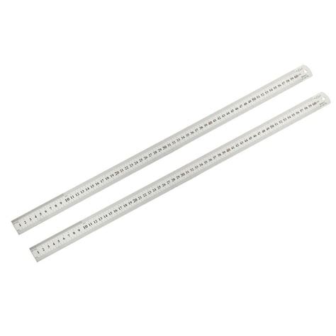 Uxcell Straight Ruler 24 Inch Metric Stainless Steel Measuring Ruler