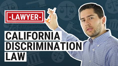 Ca Discrimination Law Explained By An Employment Lawyer Youtube