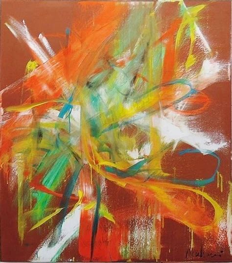 Athos Zacharias Full Bore Abstract Canvas Painting Intuitive Art