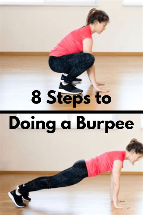 8 Steps To Doing A Burpee Burpees Exercise Burpees Exercise