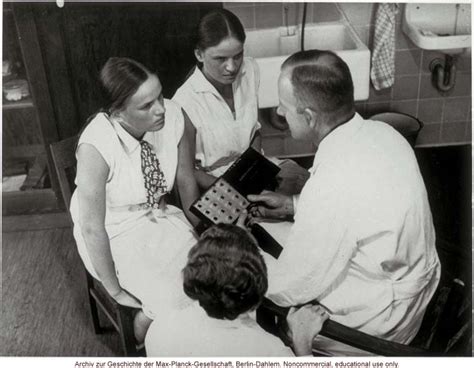 Eugenics Archive 16 Year Old Female Twins Undergoing Anthropometric