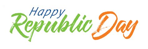 26 January Happy Republic Day PNG Transparent Image HD 1 Free