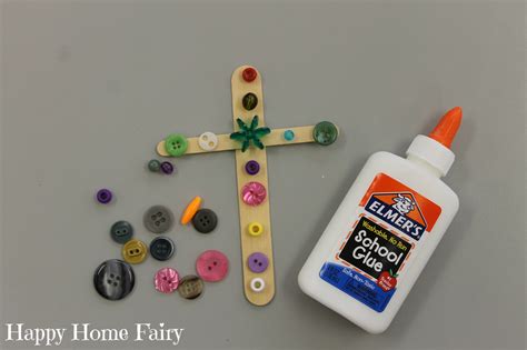 Simple Cross Craft Happy Home Fairy