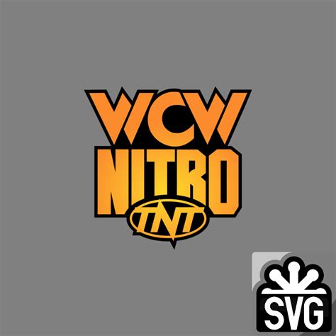 Wcw Nitro 1995 1999 Tnt Logo 2 Svg By Darkvoidpictures On