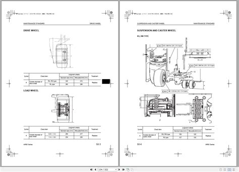 Komatsu Electric Reach Truck Fb10rlf 14 140001 And Up Shop Manual Bra14e1