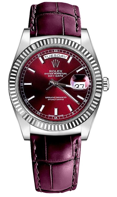 Favoriten speichern & traumuhr finden. 118139 Rolex Day-Date 36 Cherry Dial