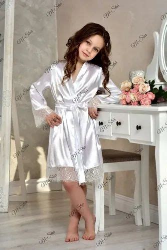 Dgm046 Kids Satin Silk Night Gown At Rs 670piece Kids Nightwear In