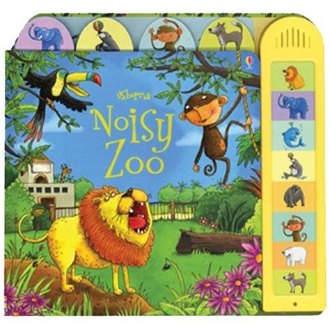Noisy Zoo Animal Sounds Book Zoo Libro Aperto Libri