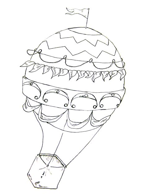 Matt Yow Hot Air Balloon Illustration