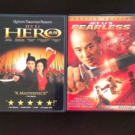 Media Jet Li 2 Pack Hero And Fearless Dvds Poshmark