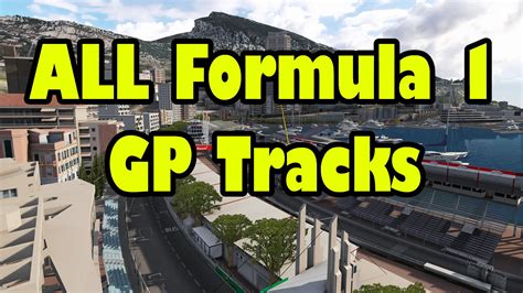 Full List Of Formula 1 GP Tracks In Assetto Corsa Updated