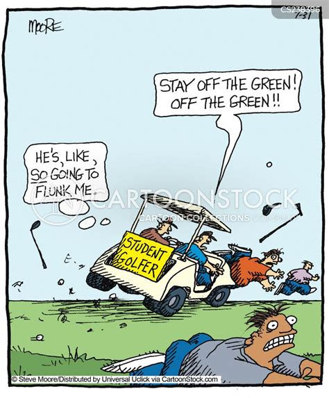 Golf Caddy Cartoons and Comics - funny pictures from CartoonStock