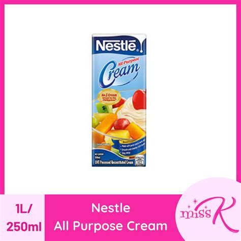 Nestle All Purpose Cream 1 Liter And 250ml Lazada Ph