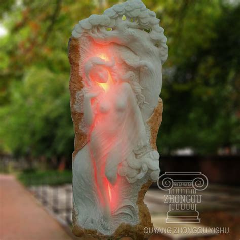 Hot Sell Shiny Beautiful Lady Marble Stone Statue Sculpture Of Garden