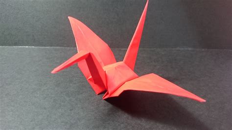 摺紙 摺紙鶴 Origami Crane Youtube