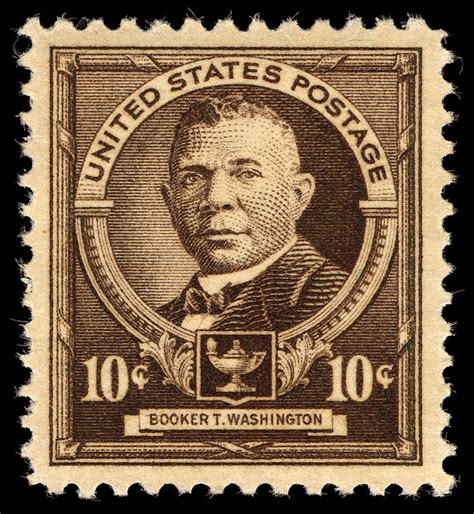 Booker T Washington Postage Stamp National Postal Museum