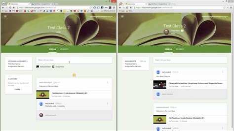 Google Classroom - Teacher and Student view | Google ...