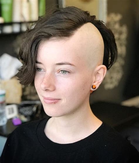 Different lengths and textures can create an interesting look for men's hairstyles. _20180522_170523 | Shaved hair, Girls shaved hairstyles ...