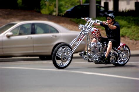 Custom Chopper Cruising Totally Rad Choppers